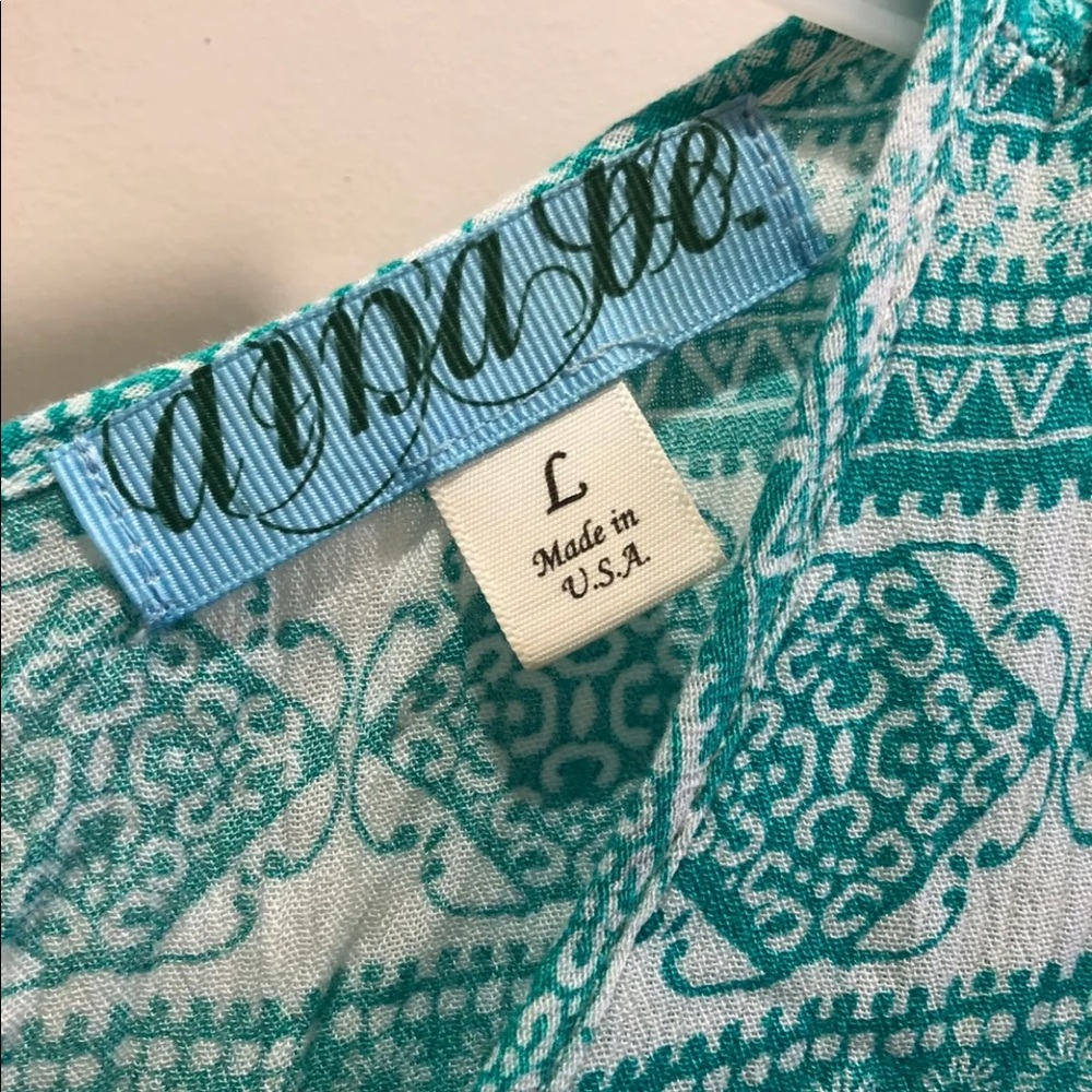 Teal patterned romper - Picture 3 of 5
